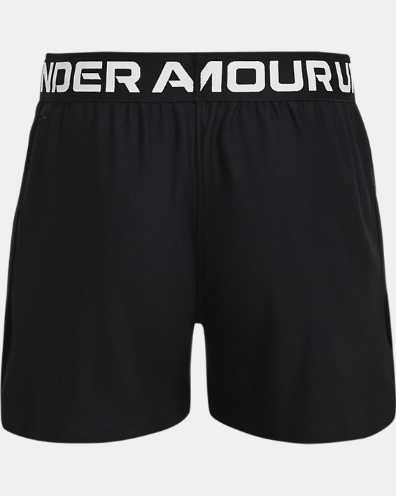 Girls' UA Play Up Shorts in Black image number 1